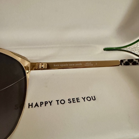 Kate Spade Jabrea Sunglasse With Case - Picture 3 of 4